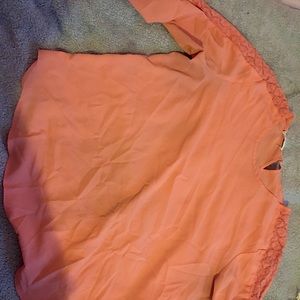 A cute pinkish peach colored top:)